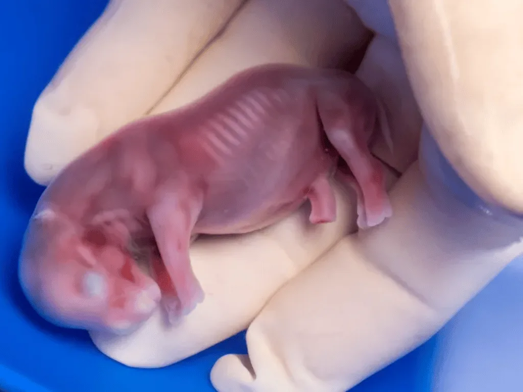 fecundação in vitro de embriões de rinoceronte-branco